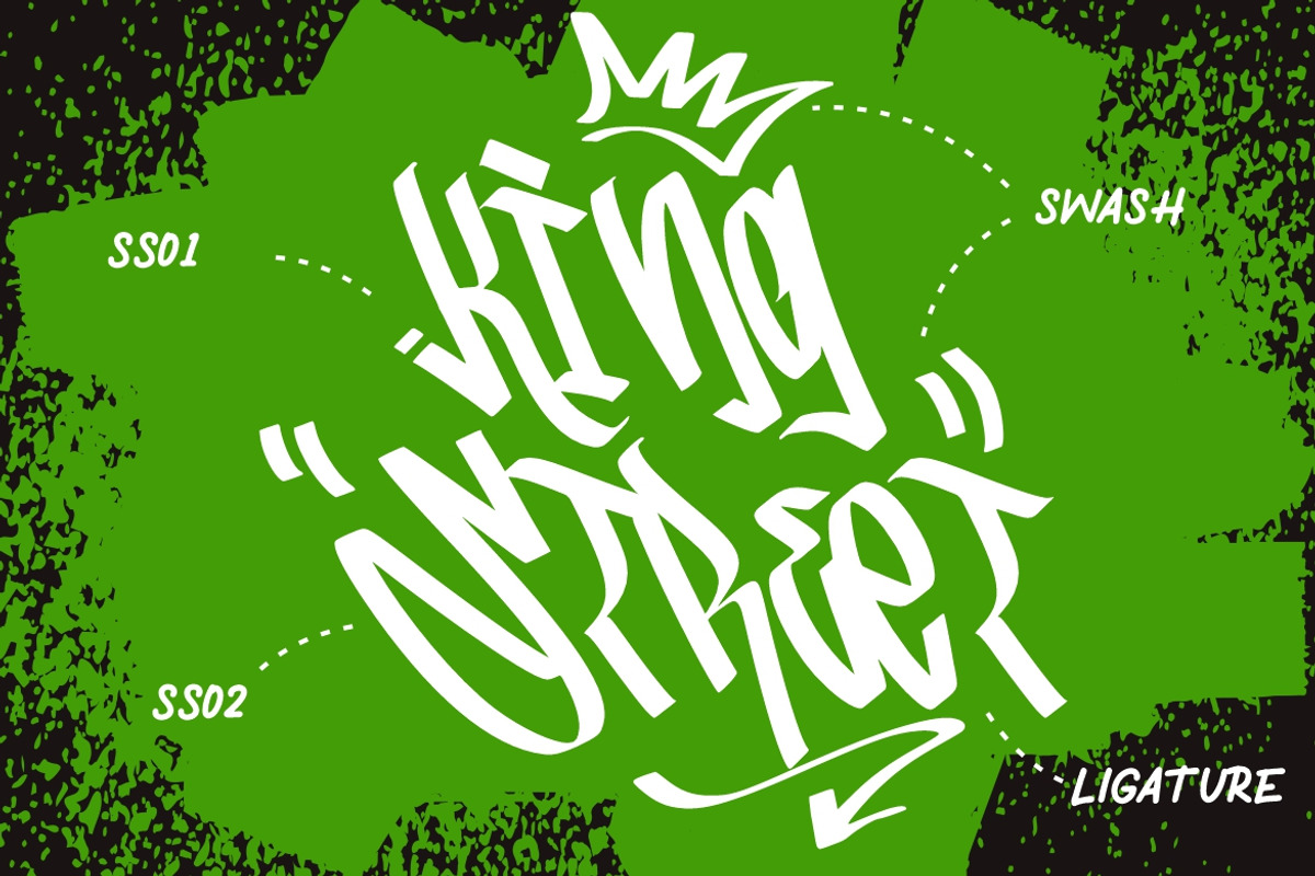 Graffity Stylish Graffiti Street, a Script Font by Creatype Studio (Photo 5 of 9)