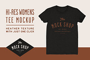 TMS Pro: Womens Tee Mockup, a Shirt Mockup by The Mock Shop (Thumbnail 3 of 3)