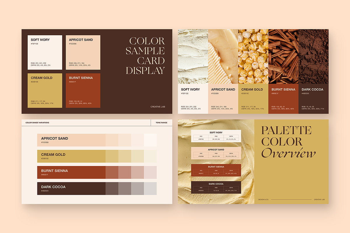 Color Palette Presentation Template, a Presentation Template by ...