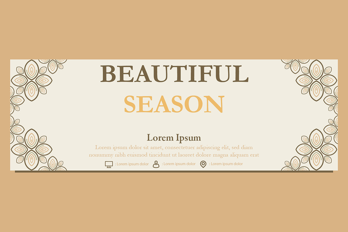 Abstract Floral Banner Template, a Marketing Template by sekitarief (Photo 3 of 3)