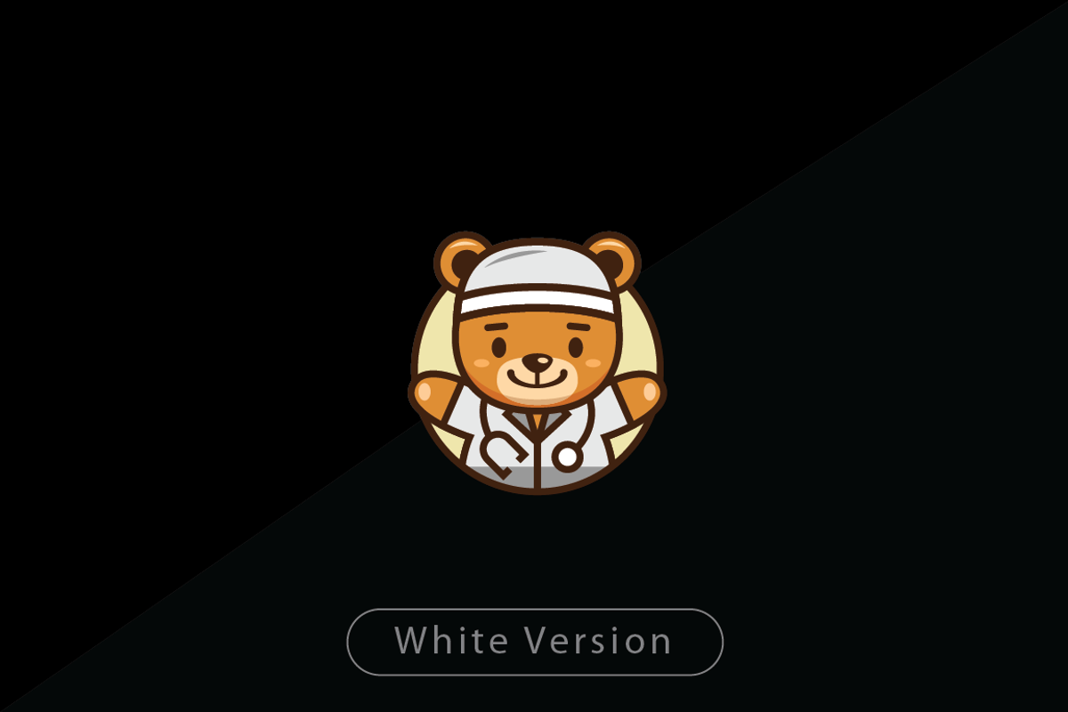 Doctor Bear Logo Template, a Branding & Logo Template by Heavtryq Design (Photo 3 of 4)