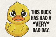 Funny Duck Bad Day PNG, a Seasonal Illustration by DreamCafeArt (Thumbnail 6 of 6)