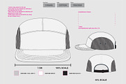 Hat Template - 5 Panel Hat, a Hat Mockup by Template Haven (Thumbnail 4 of 10)