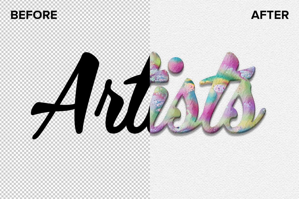 Artistic & Watercolor Text Effects preview 2