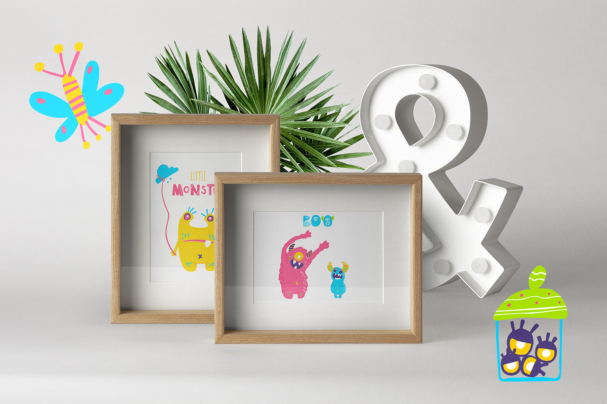Cute monsters collection, an Illustration by Kate Art (Photo 8 of 14)