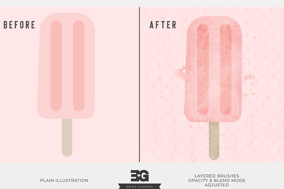 Distressed Grunge Brushes Vol2, a Brush Add-On by Erika Guymon (Photo 6 of 7)