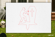 Halloween Garden Stakes Bundle, an Illustration by svgocean (Thumbnail 5 of 21)