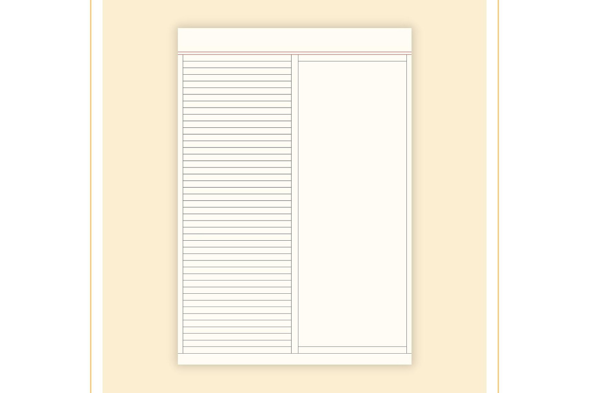 Simple and Minimal Printable Notes, a Stationery Template by CreativeBundlex (Photo 9 of 10)