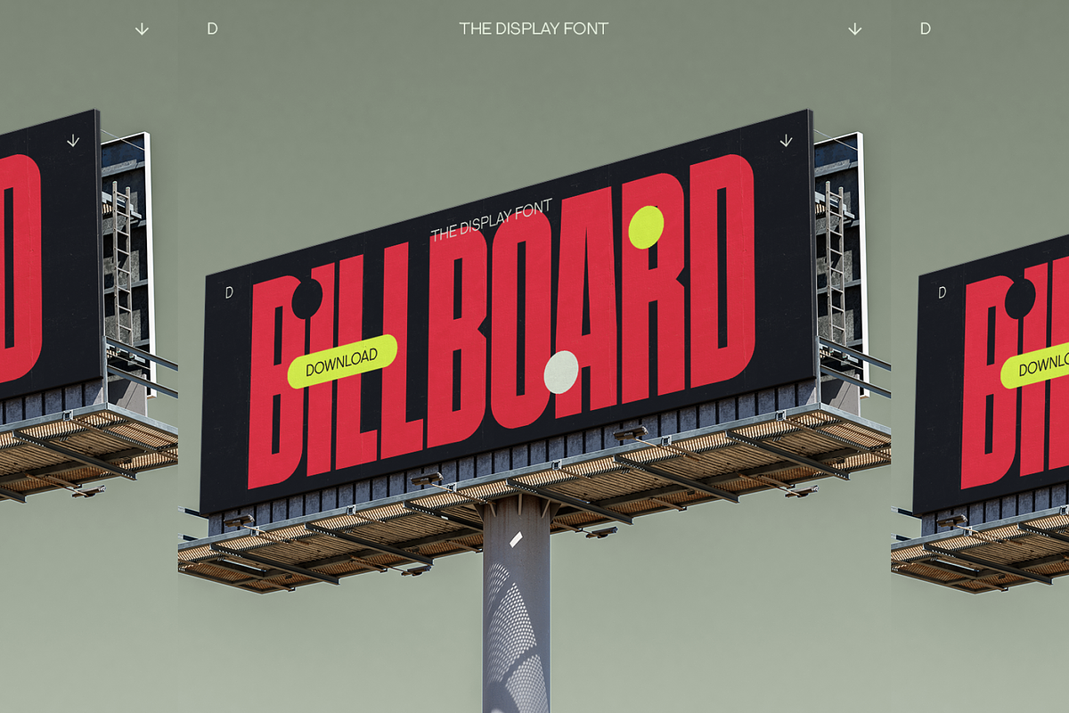THE DISPLAY FONT, a Font by THE BOLD FONT. (Photo 6 of 9)