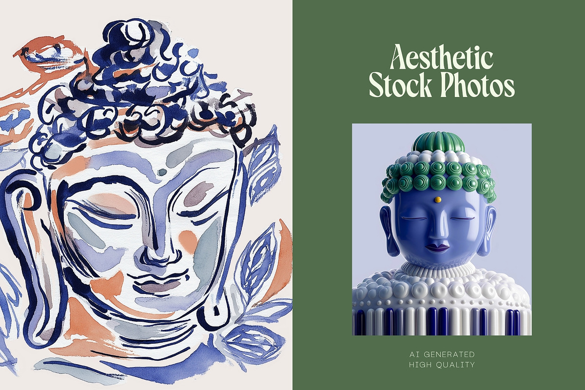 150 Spiritual Buddha Illustrations, a Decorative Illustration by Incomelion (Photo 16 of 21)