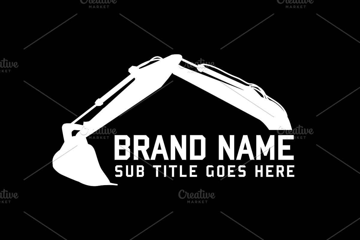 Construction Logo. Vector & Mock-Up, a Branding & Logo Template by Multiple (Photo 5 of 5)
