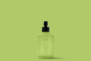 Frosted Spray Bottle Mockup, a Packaging Mockup by Copal (Thumbnail 9 of 14)