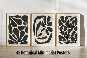 48 Botanical Mid Century Prints