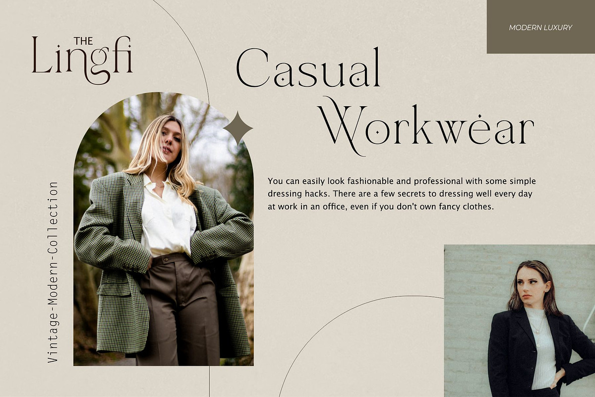 Luxca - Modern Luxury Serif, a Serif Font by Shakira Studio (Photo 4 of 14)