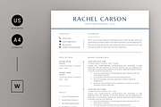 Executive Resume & Cover Letter Word, a Resume Template by Resume Bureau (Thumbnail 1 of 6)