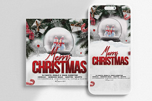 White Christmas Instagram Banner