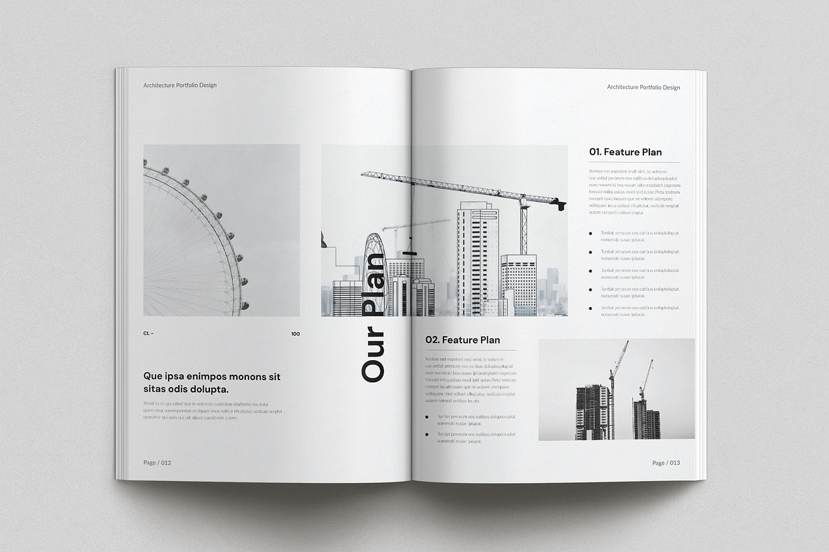 Architecture Portfolio Template, a Brochure Template by Cleffon_Graphic_Studio (Photo 4 of 7)
