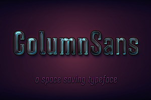 Column Sans - Complete Family
