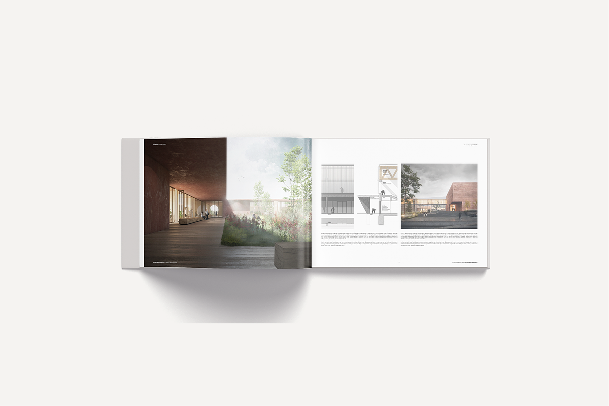 Professional A3 Portfolio Template, a Brochure Template by yesitisprintable (Photo 7 of 10)