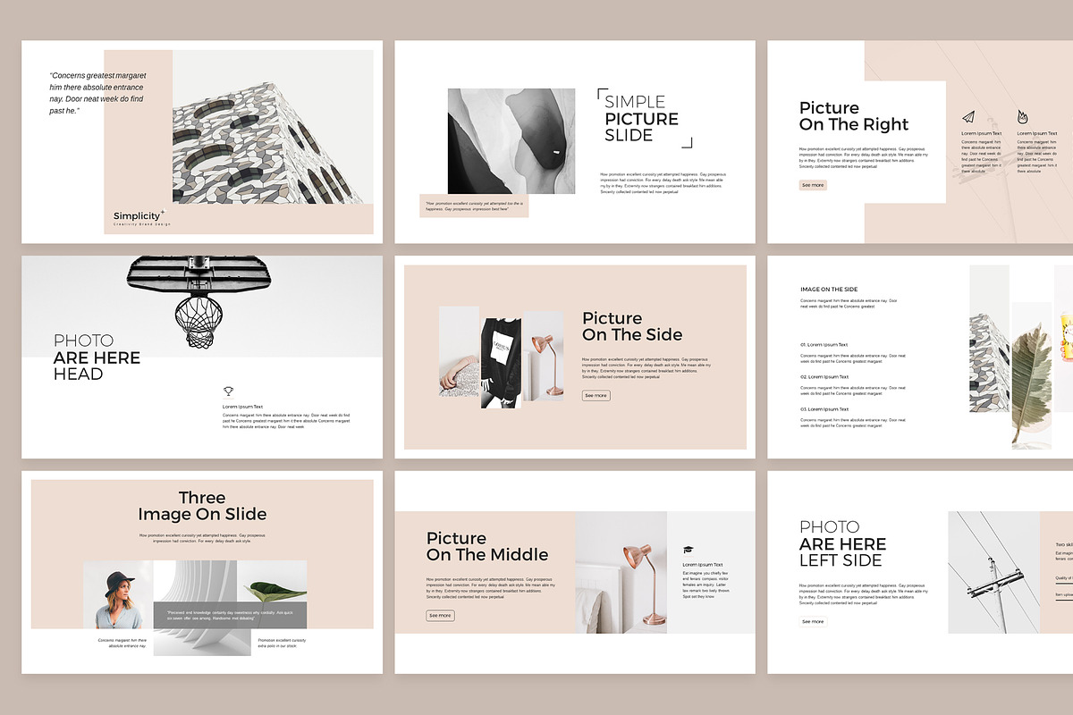 Simplicity PowerPoint Template, a Presentation Template by TemplatesForest