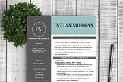 Resume & Cover Letter - Evelyn, a Resume Template by Resume Template Shoppe (Thumbnail 1 of 4)
