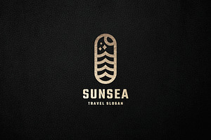 Sun Sea Travel Logo, a Branding & Logo Template by Design_Planet