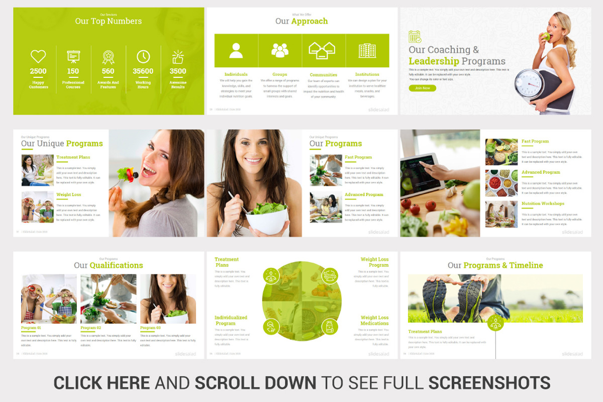 Top Nutrition PowerPoint Template, a Presentation Template by SlideSalad (Photo 11 of 21)