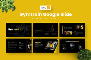 Gymtrain - Google Slide Templates