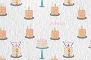 Dopamine Cakes Seamless Pattern Set, a Food Illustration by Oleksandra Illustrates (Thumbnail 11 of 14)