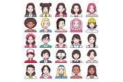 Avatar Male-Female C-Line Set 50, a Person Illustration by MRPOR (Thumbnail 2 of 2)
