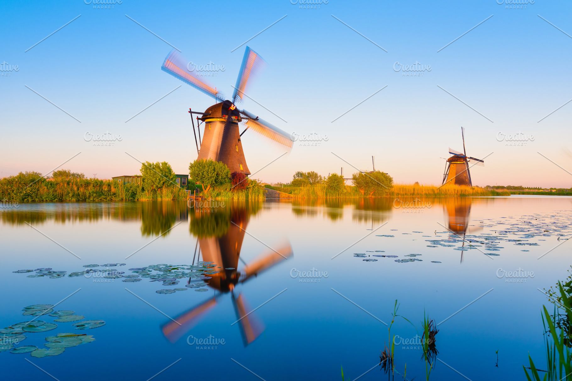 Kinderdijk National Park, an Architecture Photo by Landscape and travel