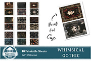 Whimsical Gothic Mixed Media Papers, an Illustration by NiiiNArt (Thumbnail 5 of 8)