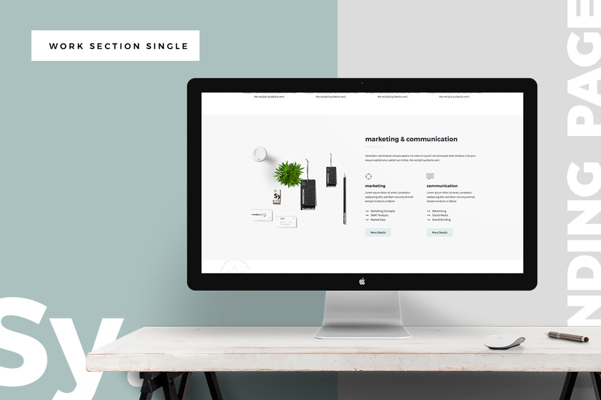 Symbolis Bootstrap Landing Page, a Bootstrap Template by Egotype (Photo 8 of 18)