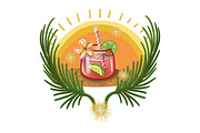 Tropical Cat Characters PNG, a Seasonal Illustration by FaliushViktoriaArtist (Thumbnail 7 of 7)