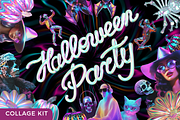 Halloween Party - Collage Kit, an Object Graphic by Fox's Monday (Thumbnail 1 of 13)