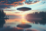 97 UFO objects flying in the sky, a Transportation Photo by Handmadefont (Thumbnail 76 of 101)