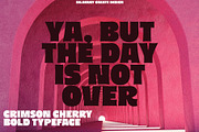 Crimson Cherry bold typeface, a Sans Serif Font by BilberryCreates (Thumbnail 12 of 16)