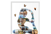 Yoga Girl Photo Collage Template, a Templates & Theme by AIW SOLUTIONS (Thumbnail 2 of 4)