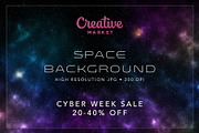 Space Galaxy Background, a Texture Graphic by Carolyn Packard Design (Thumbnail 1 of 7)