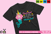 Mermaids and Unicorns SPH-183, an Illustration by AMBillustrations (Thumbnail 4 of 4)