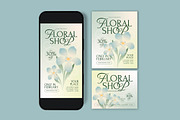 Floral Shop Promo Flyer, a Flyer Template by graphicook (Thumbnail 3 of 3)