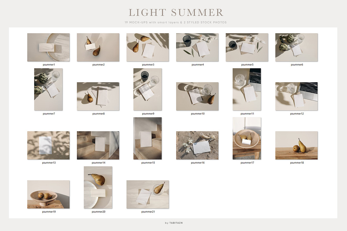 Light Summer Mockups, a Print Template by Tabita's shop (Photo 15 of 15)