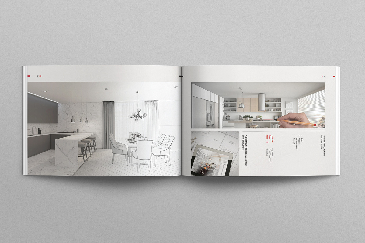 Architecture Portfolio Landscape, a Brochure Template by E-Type (Photo 8 of 12)
