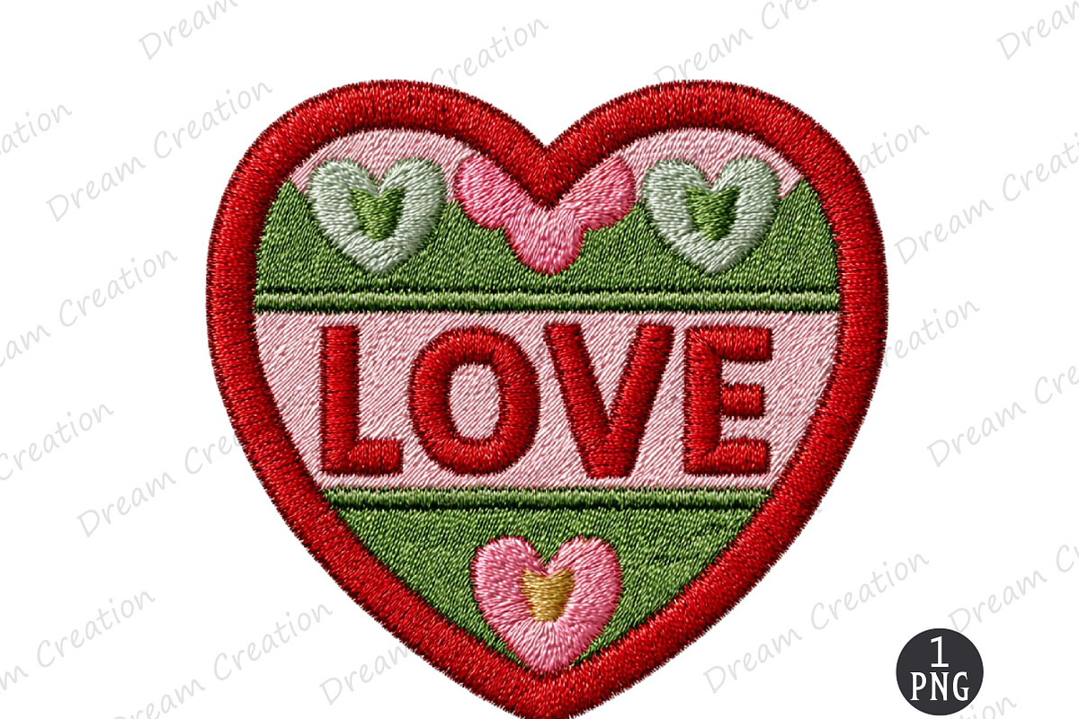 Faux Yarn Crochet Valentines Love, an Illustration by Dream Creation (Photo 1 of 5)