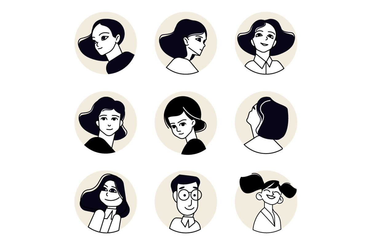 People avatar icons, an Icon by PureSolution (Photo 11 of 13)