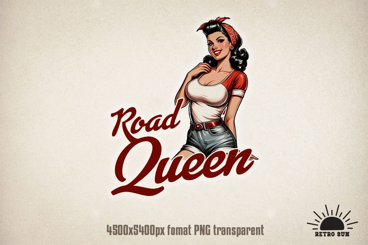 Retro Pin-Up Sublimation Bundle, an Object Graphic by GlitterCraft (Photo 4 of 20)