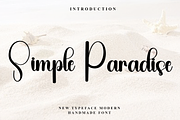 Simple Paradise, a Handwritten Font by FreshTypeINK (Thumbnail 1 of 8)