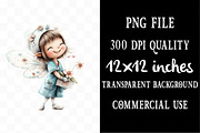 Whimsical Nurse PNG Clipart, a Seasonal Illustration by Designking (Thumbnail 4 of 5)