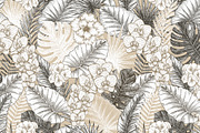 Tropical florals collection, an Illustration by adehoidar (Thumbnail 6 of 10)