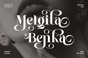 Melgita Benka - Beauty Skincare Font, a Serif Font by Pandeka Studio (Thumbnail 1 of 10)